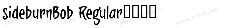 sideburnBob Regular字体转换